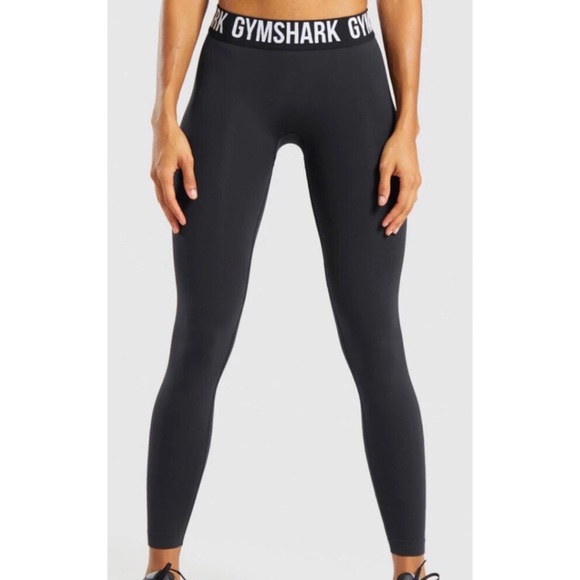 Gymshark Other - Gymshark Fit Seamless Leggings Black/White-Medium